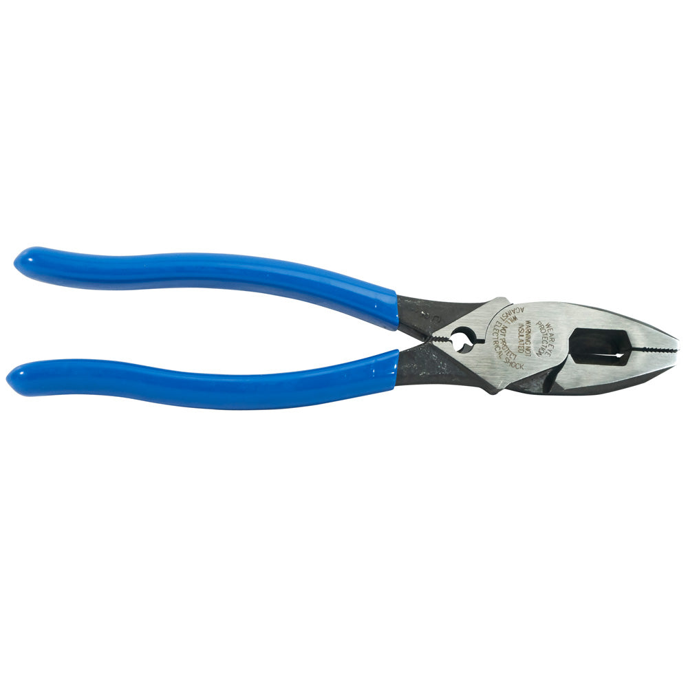 Heavy-Duty Lineman's Pliers with Crimping, 9-Inch
