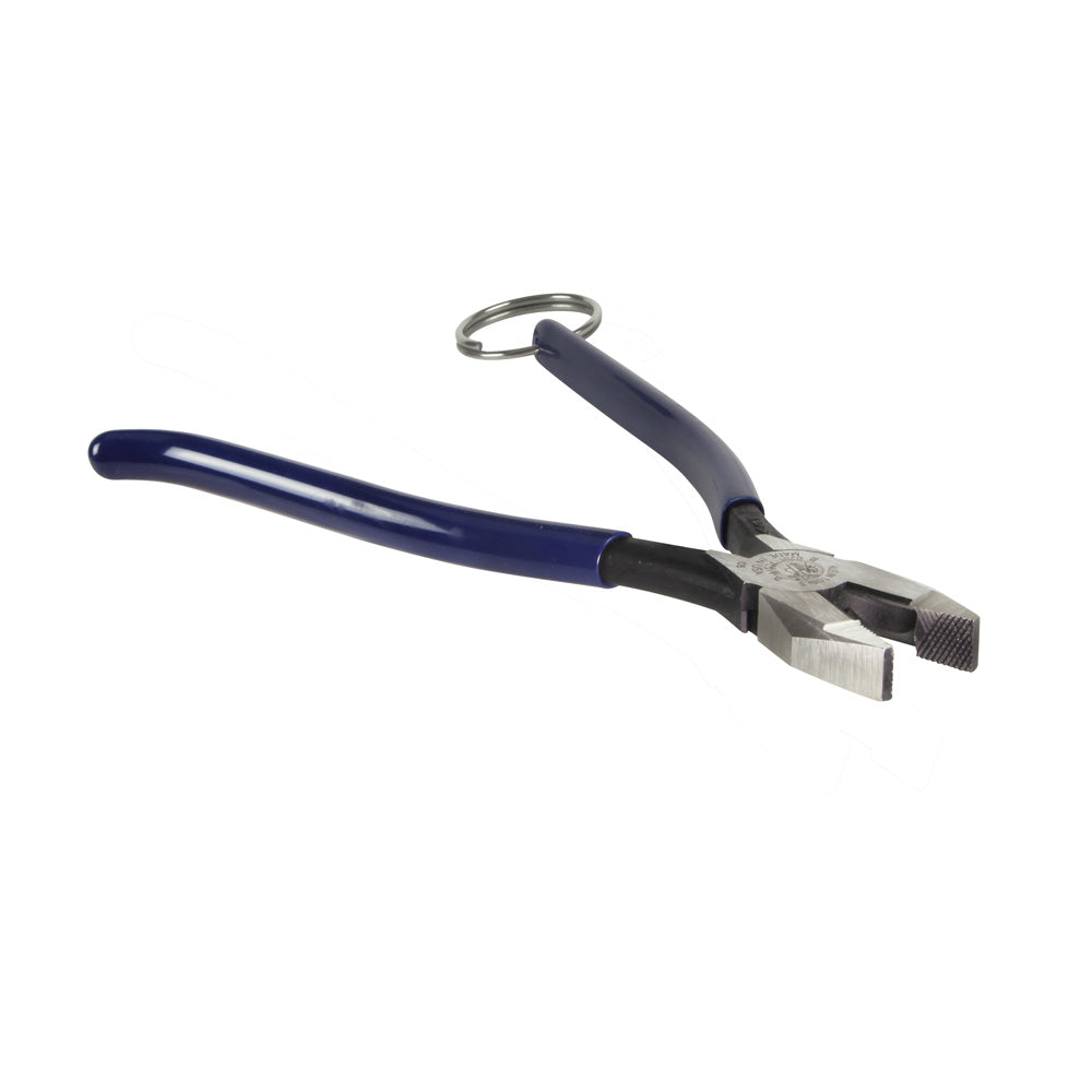 Slim Ironworker Pliers with Tether Ring