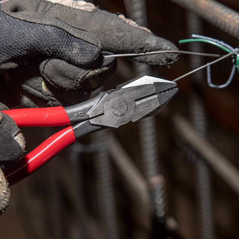 Ironworker's Pliers, Aggressive Knurl, 9-Inch