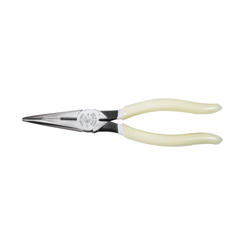 Klein Tools D203-8 8" Long Nose Pliers Side-Cutting - additional view
