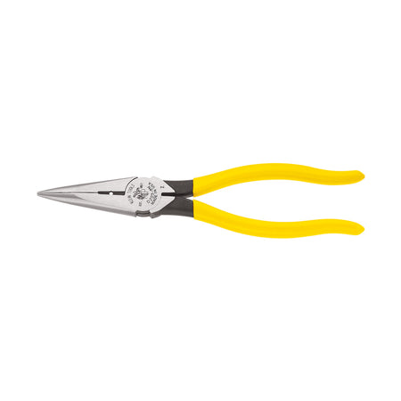 Klein Tools D203-8 8" Long Nose Pliers Side-Cutting - additional view