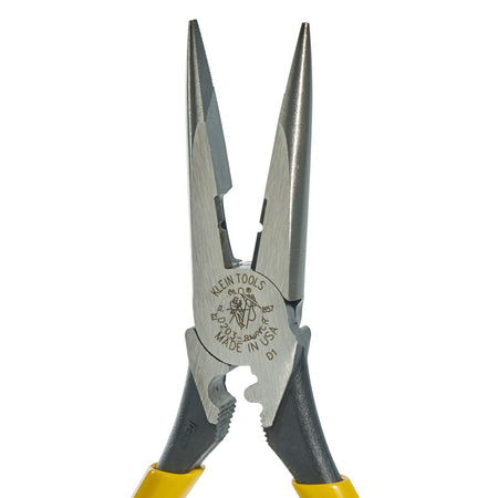 Side Cutting, Stripping, Crimping Pliers, 8-Inch