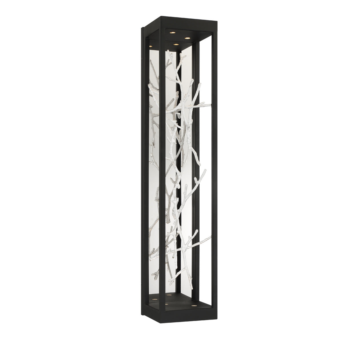 Eurofase Aerie 30" 4-Light LED Outdoor Wall Light, Silver-Black Mix, front view