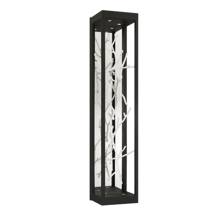 Eurofase Aerie 30" 4-Light LED Outdoor Wall Light, Silver-Black Mix, front view