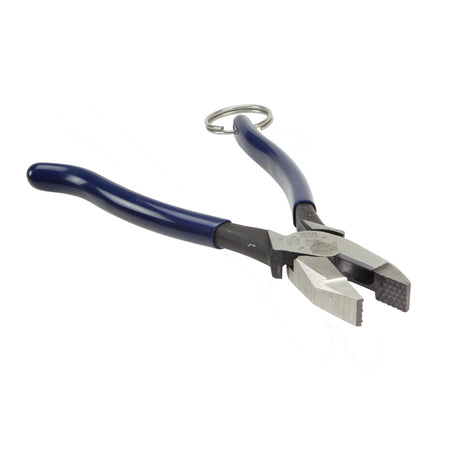 Rebar Work Pliers with Tether Ring, High Leverage