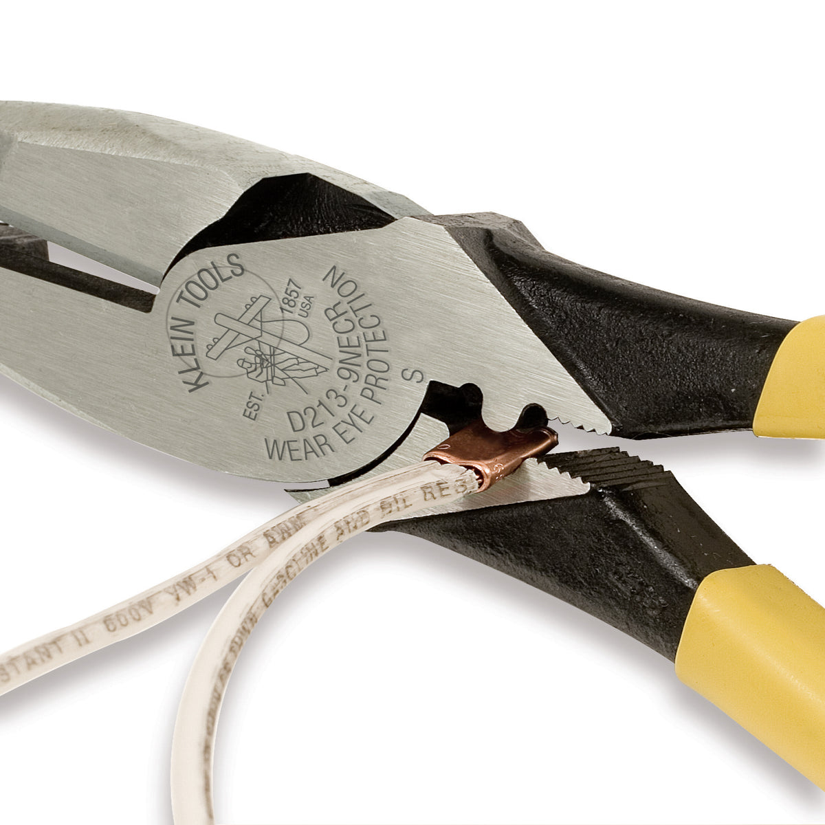 Side-Cutting Pliers Connector Crimping, 9-Inch