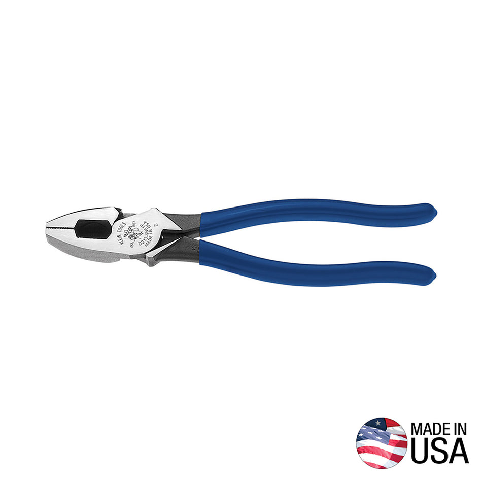 Klein Tools D213-9NETP Side Cutting and Tape Pulling Pliers, 9-Inch - detail view