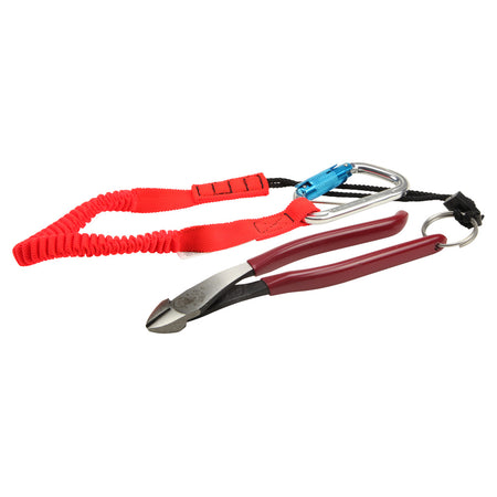 Diagonal Cutting Pliers, Rebar Work w/Tether Ring