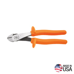 Diagonal Cutting Pliers, Insulated, Angled, 8-Inch