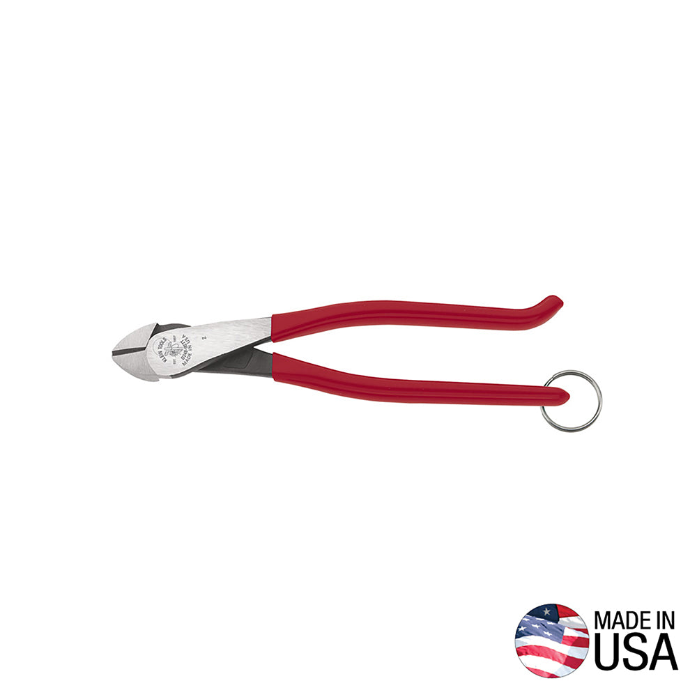 Diagonal Cutting Pliers, Rebar Work w/Tether Ring