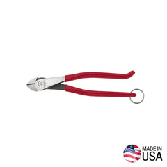 Diagonal Cutting Pliers, Rebar Work w/Tether Ring