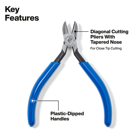 Midget Diagonal Cutting Pliers, 4-Inch