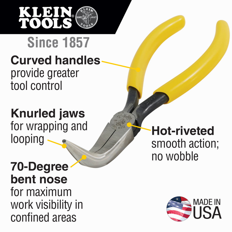 Curved Long-Nose Pliers