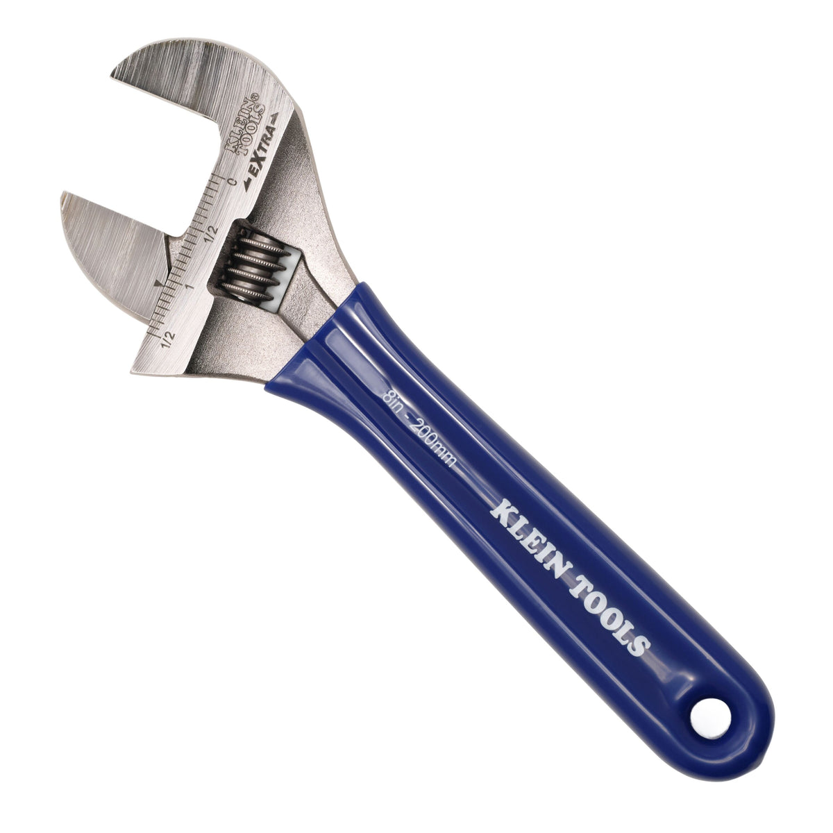 Adjustable Wrench, Extra-Wide Jaw, 8-Inch