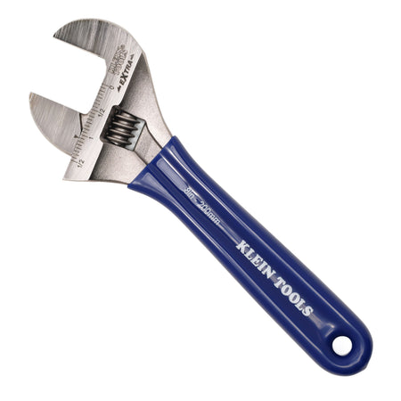 Adjustable Wrench, Extra-Wide Jaw, 8-Inch