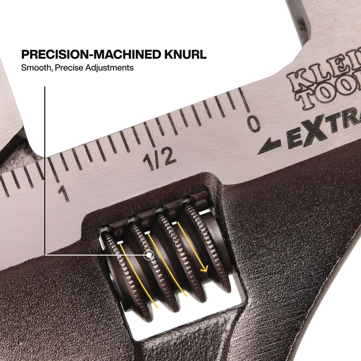 Adjustable Wrench, Extra-Wide Jaw, 8-Inch