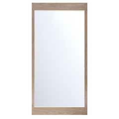 Eurofase Mogano 30" x 60" LED Mirror, White Oak, front view