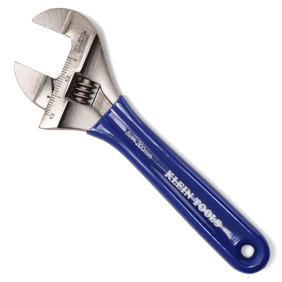 Klein Tools D86936 Slim-Jaw Adjustable Wrench, 8-Inch