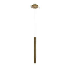 Eurofase Navada 16" LED Pendant, Brushed Brass, front view