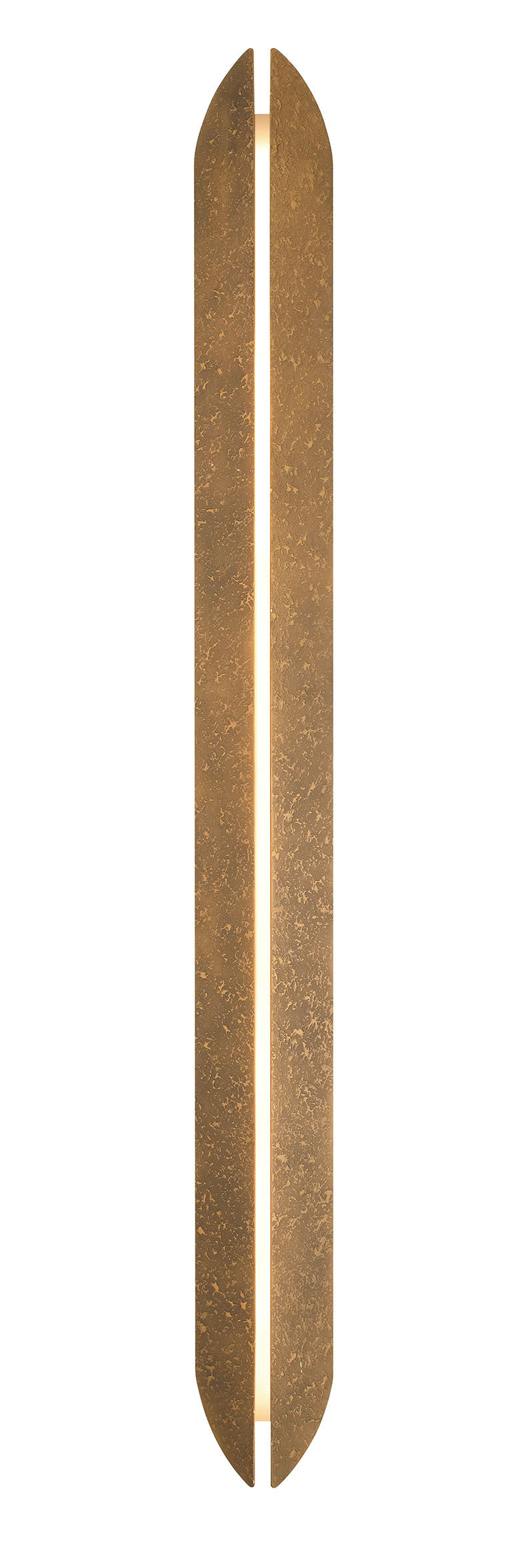 Eurofase Inntra 60" LED Outdoor Wall Light, Damascus Brass, front view