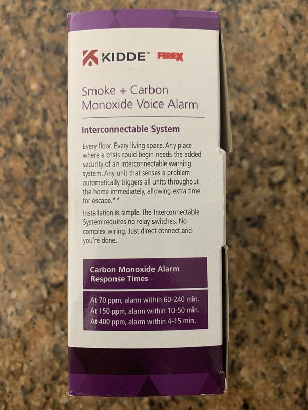 Hardwired Smoke &amp; Carbon Monoxide Voice Alarm, smoke alarm, Kidde - Maple Electric Supply 