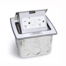 Countertop Electrical w/2 USB Ports - Stainless Steel (15 amp), TOOL, Rack-A-Tiers - Maple Electric Supply 