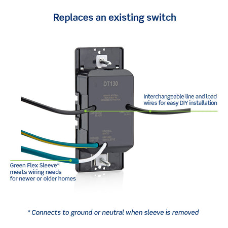DT130-1LW Decora In-Wall 30-Minute Countdown Timer Switch