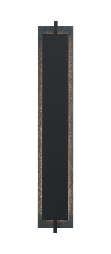 Eurofase Tribek 32" LED Outdoor Wall Light, Matte Black, front view