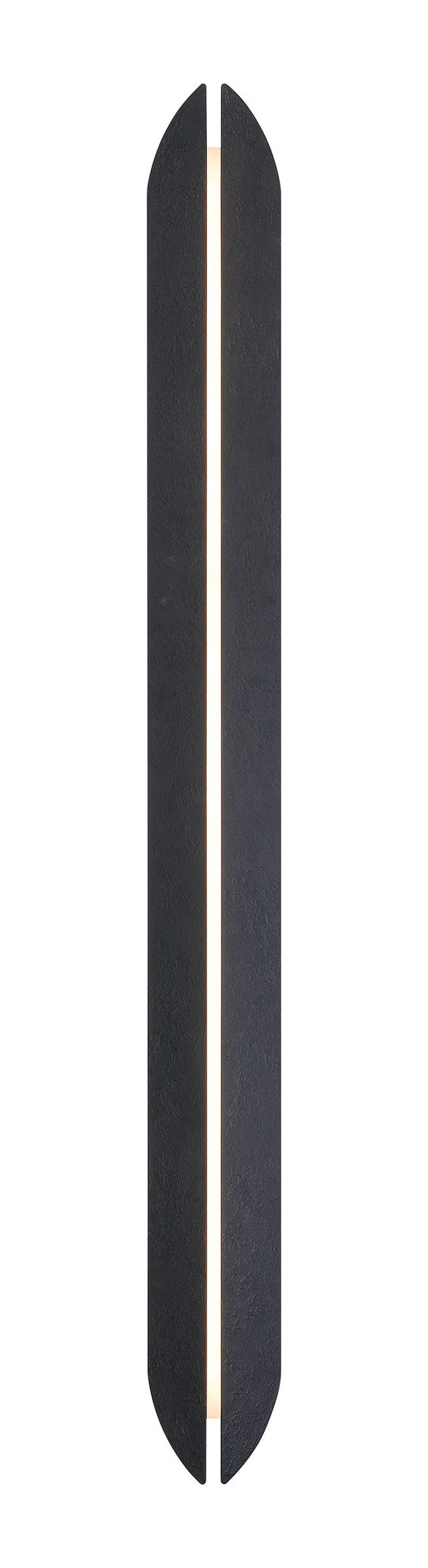 Eurofase Inntra 60" LED Outdoor Wall Light, Damascus Black, front view