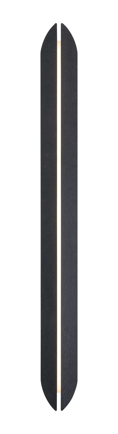 Eurofase Inntra 60" LED Outdoor Wall Light, Damascus Black, front view