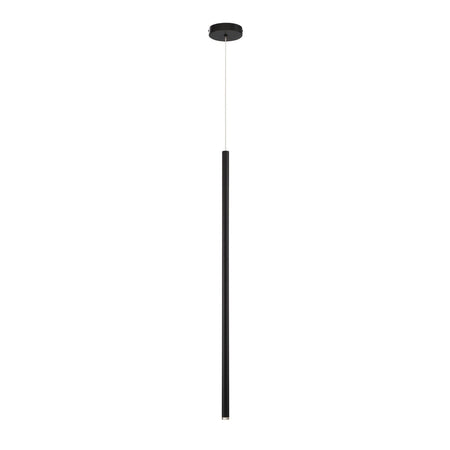 Eurofase Navada 36" LED Pendant, Matte Black, front view