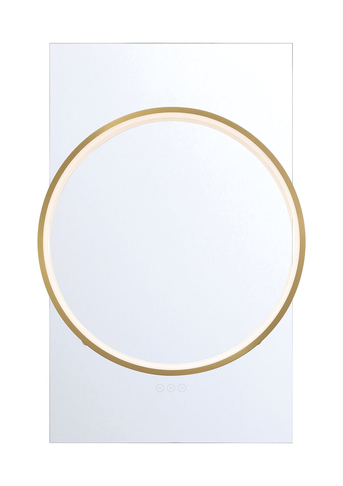 Eurofase Trails 24" x 36" Mirror, Gold, front view