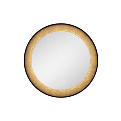 Eurofase Anya 30" x 30" LED Mirror, Anodized Black, front view