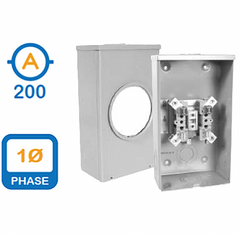 Meter Socket · 200A 120/240V 1-Phase 4-Jaw · Overhead/Underground BC Hydro Accepted · Hydel EK400ROBC