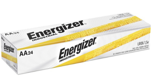 Energizer Industrial Alkaline AA Batteries, 24 pack