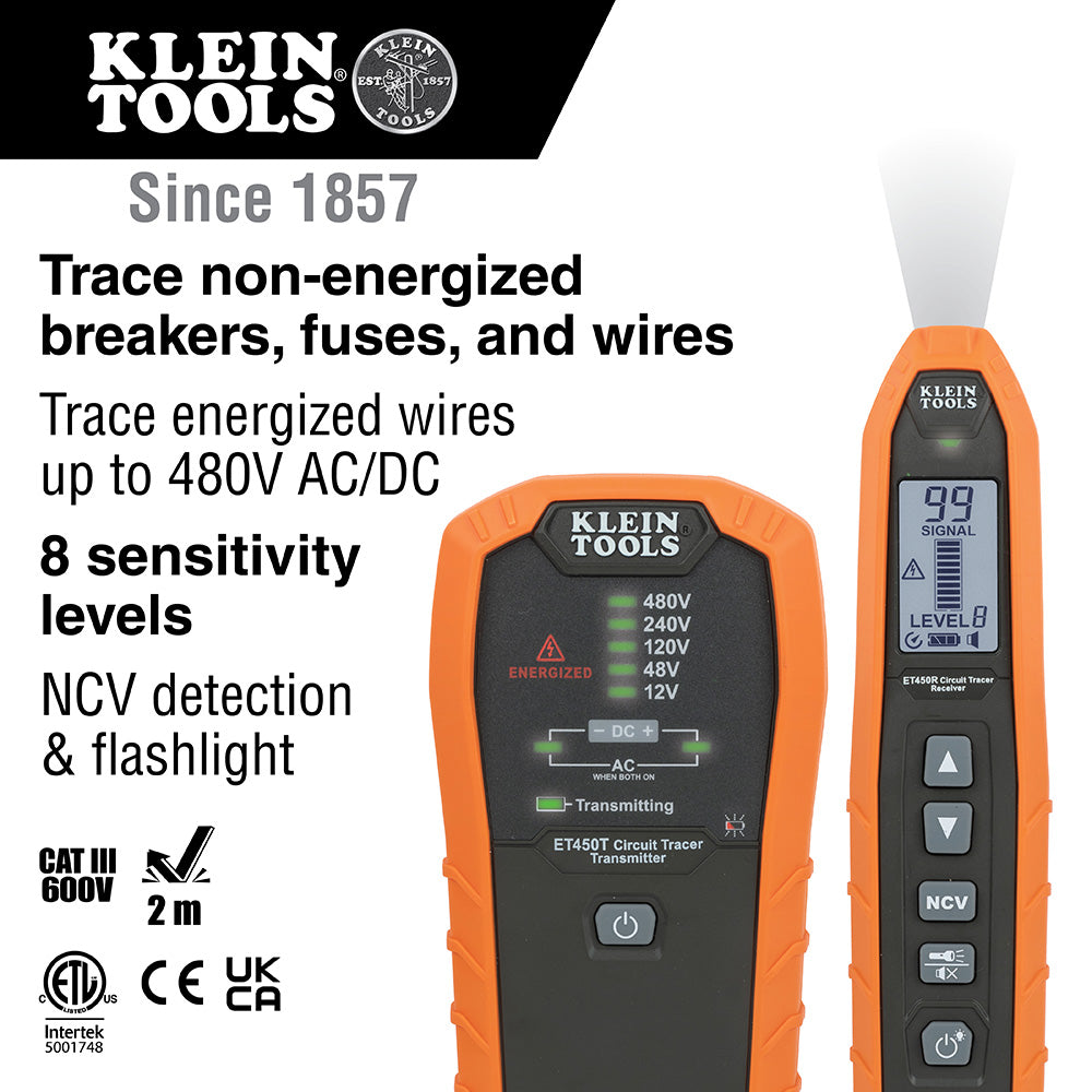 Klein Tools ET450 ET450 Klein Tools Advanced Circuit Tracer Kit - additional view