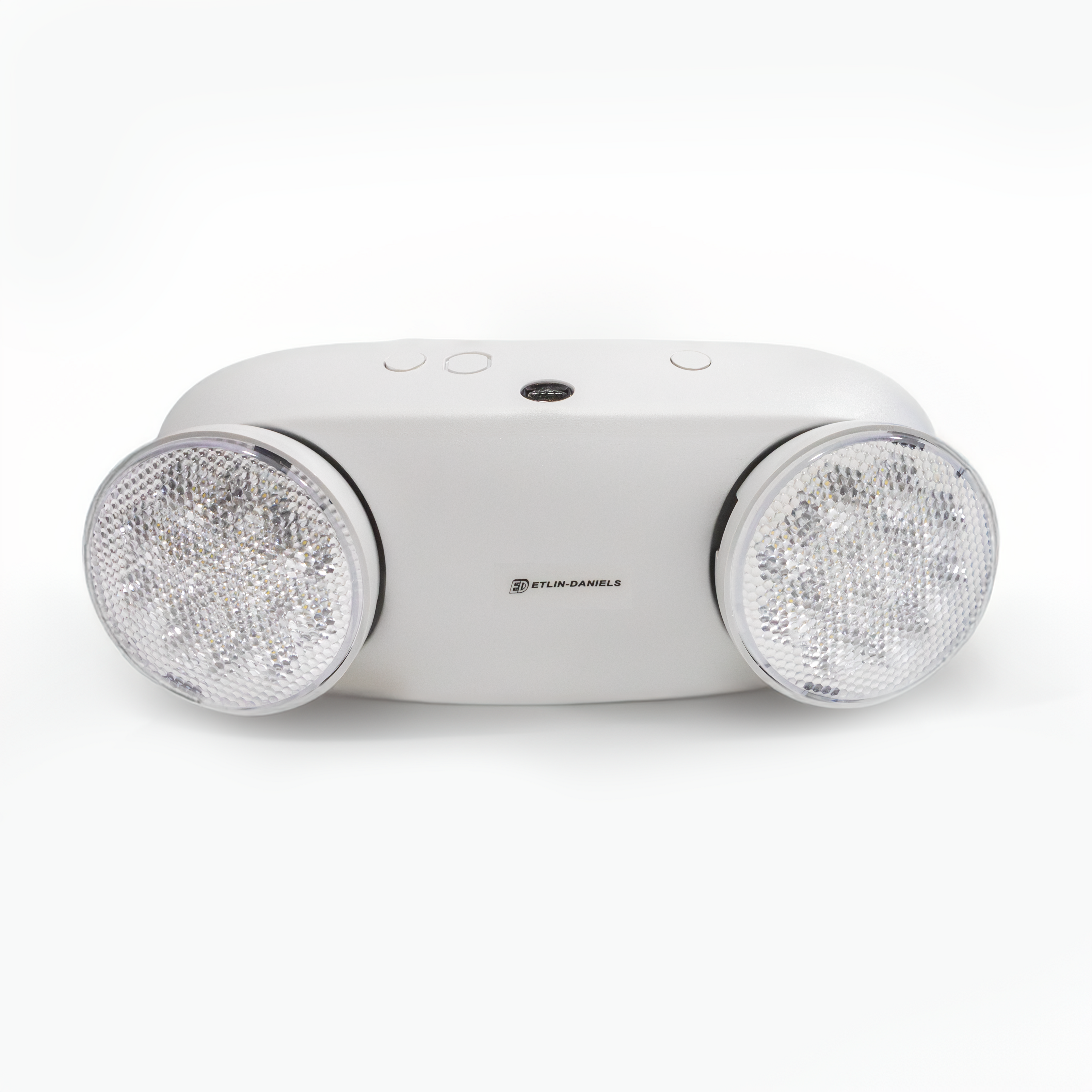 LED Dual Head Emergency Light, Thermoplastic Compact Body with 2 X 2W Heads, 120 / 347V, Battery Back Up > 120 Min., No Remote Capability