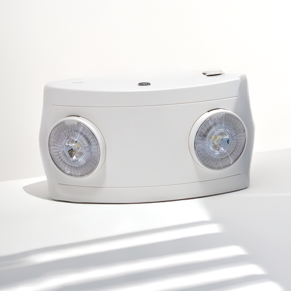 LED Dual Head Emergency Light, Thermoplastic Compact Body with 2 X 2W ...