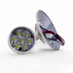 LED Single Remote Head Emergency Light, Thermoplastic Adjustable 1 X 7W Head, 6V – 12VDC