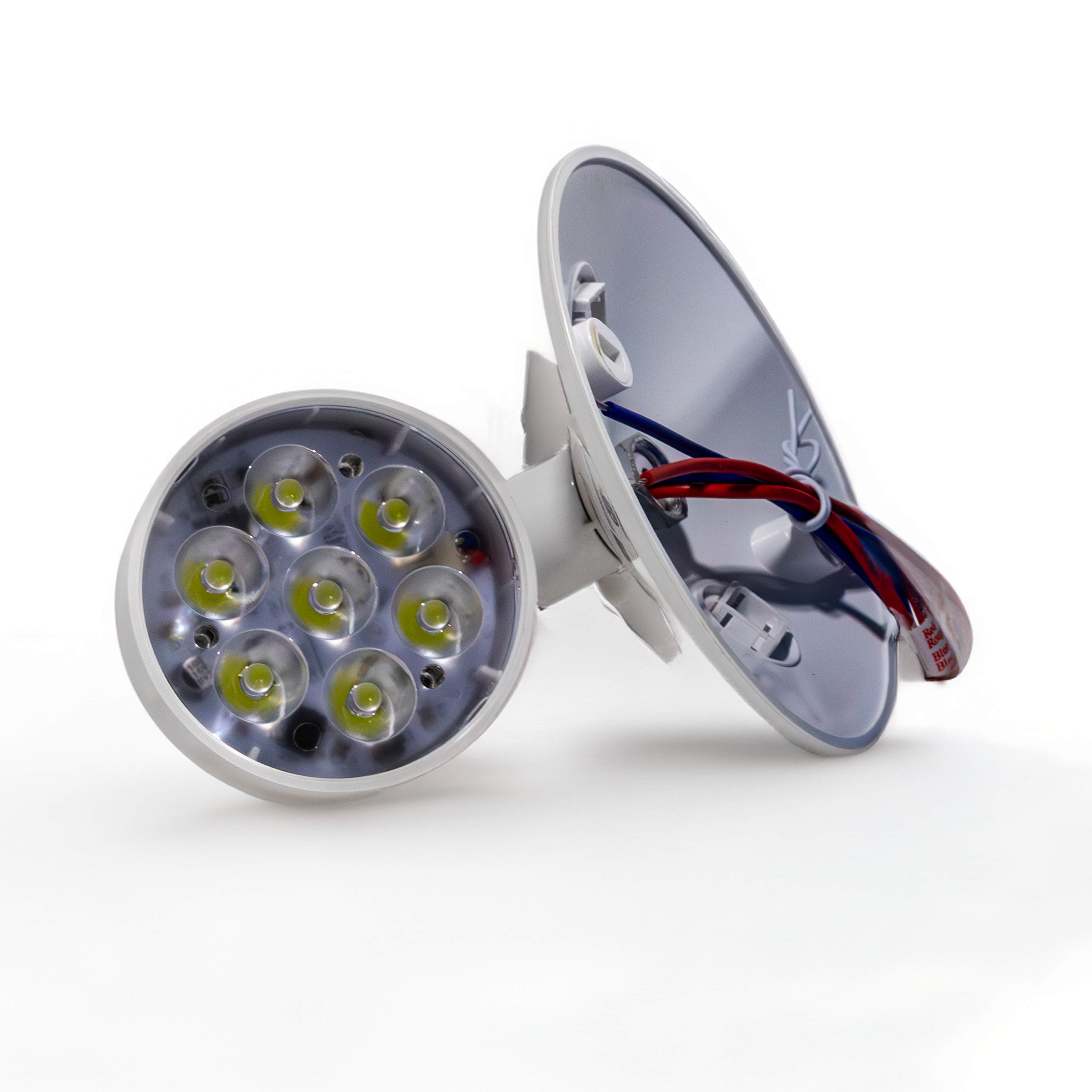 LED Single Remote Head Emergency Light, Thermoplastic Adjustable 1 X 7W Head, 6V – 12VDC