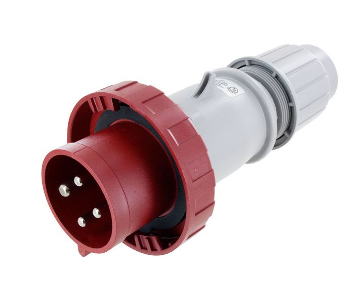 EUREKA HD IP67 PLUG 3P+E IP67 32A 3h 380-440V., Pin & Sleeve, Techspan - Maple Electric Supply 