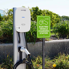 A photo of a EV Charger, by EV48G 48 Amp Level 2 Electric Vehicle Charging Station Charging Station Management Software - Leviton eCommerce - Maple Electric Supply in Canada