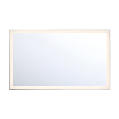 Eurofase Lenora 22" x 30" LED Mirror, Anodized Silver, front view