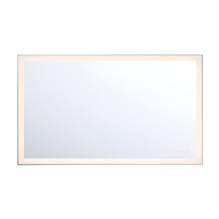 Eurofase Lenora 22" x 30" LED Mirror, Anodized Silver, front view