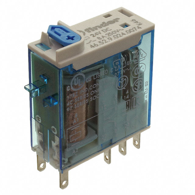 finder General Purpose Relay DPDT 8A 24V