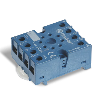 finder Screw Terminal Socket DPDT 10A