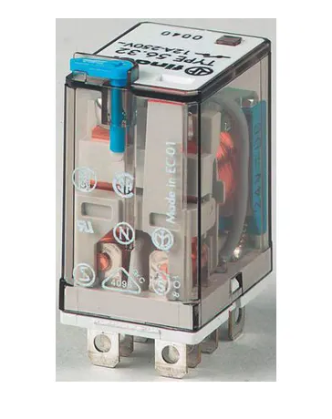 finder 56.32.9.012.0040 2PDT Plug In Relay Tab, 12A, 12V dc, 56 Series - Maple Electric Supply 