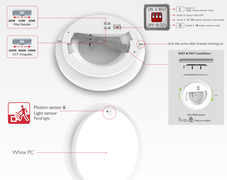 Frameless Sensor LED Downlight - Maple Electric Supply 