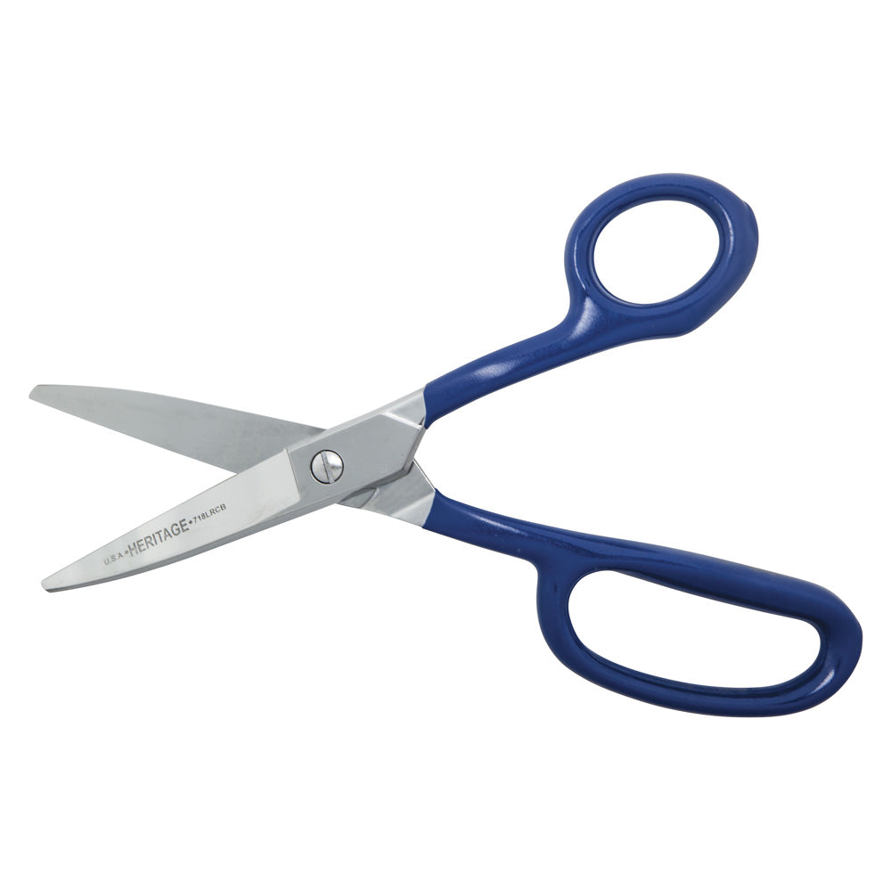 HD Carpet Shear w/Ring, Curved, Blunt, 9-Inch