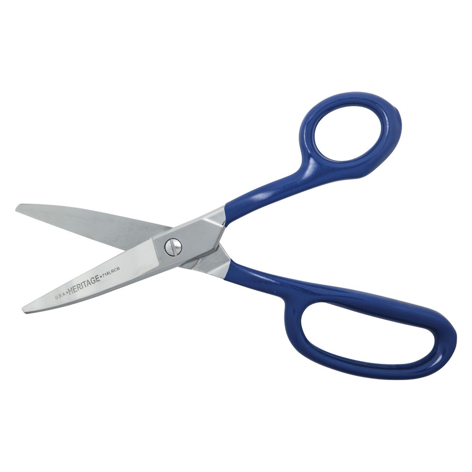 HD Carpet Shear w/Ring, Curved, Blunt, 9-Inch